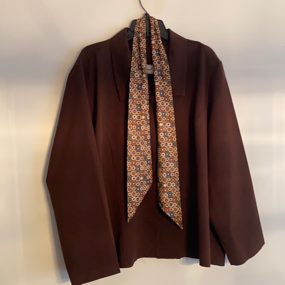Anthony Richards 3 Pc Brown Pants Suit Size 26 W